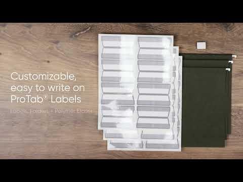 Protab® Filing System Start Kit, Green Color, Letter Size, 086486641951