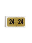 ETYJ Color-Coded Year Labels, Gold Color, 1-1/2" X 3/4" Size, Set of 50, 086486683241