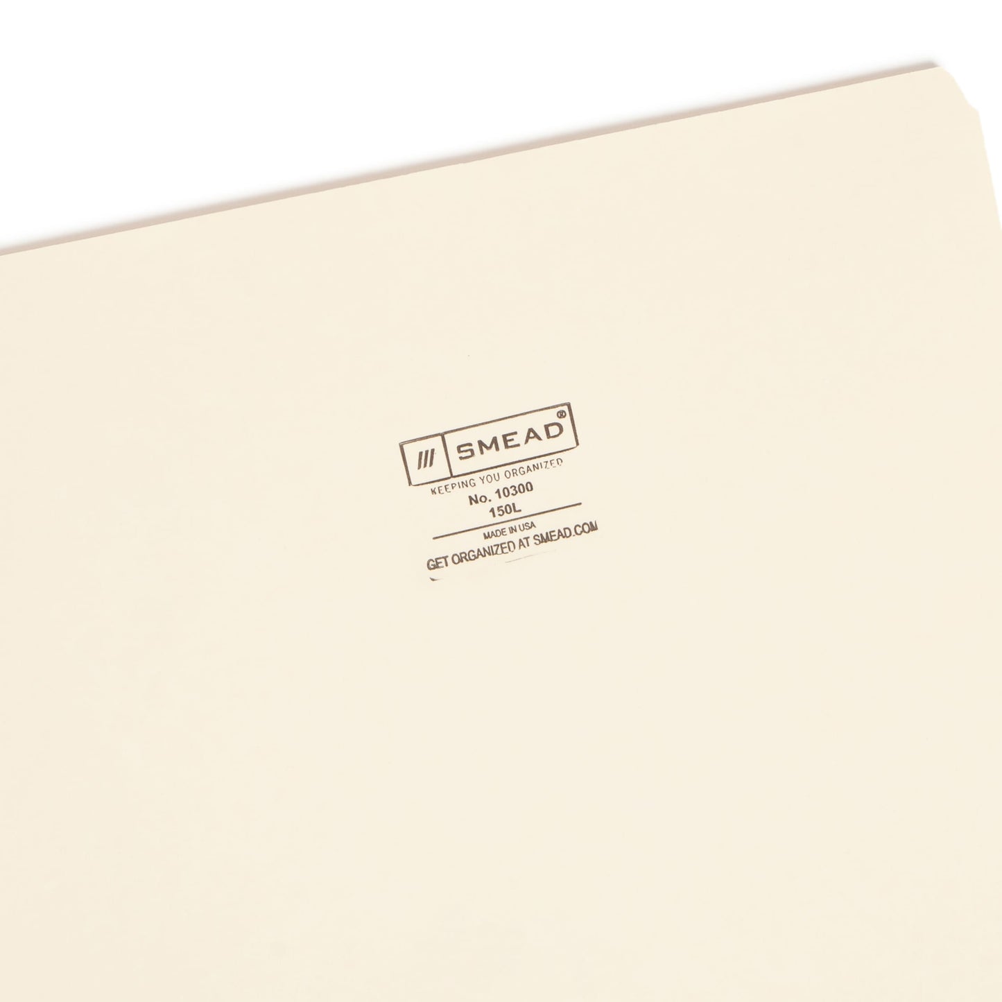 Standard File Folders, Straight-Cut Tab, Manila Color, Letter Size, Set of 100, 086486103008