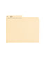 Reversible Printed Tab File Folders, 1/2-Cut Tab, 9 1/2 pt., Manila Color, Letter Size, Set of 100, 086486101455