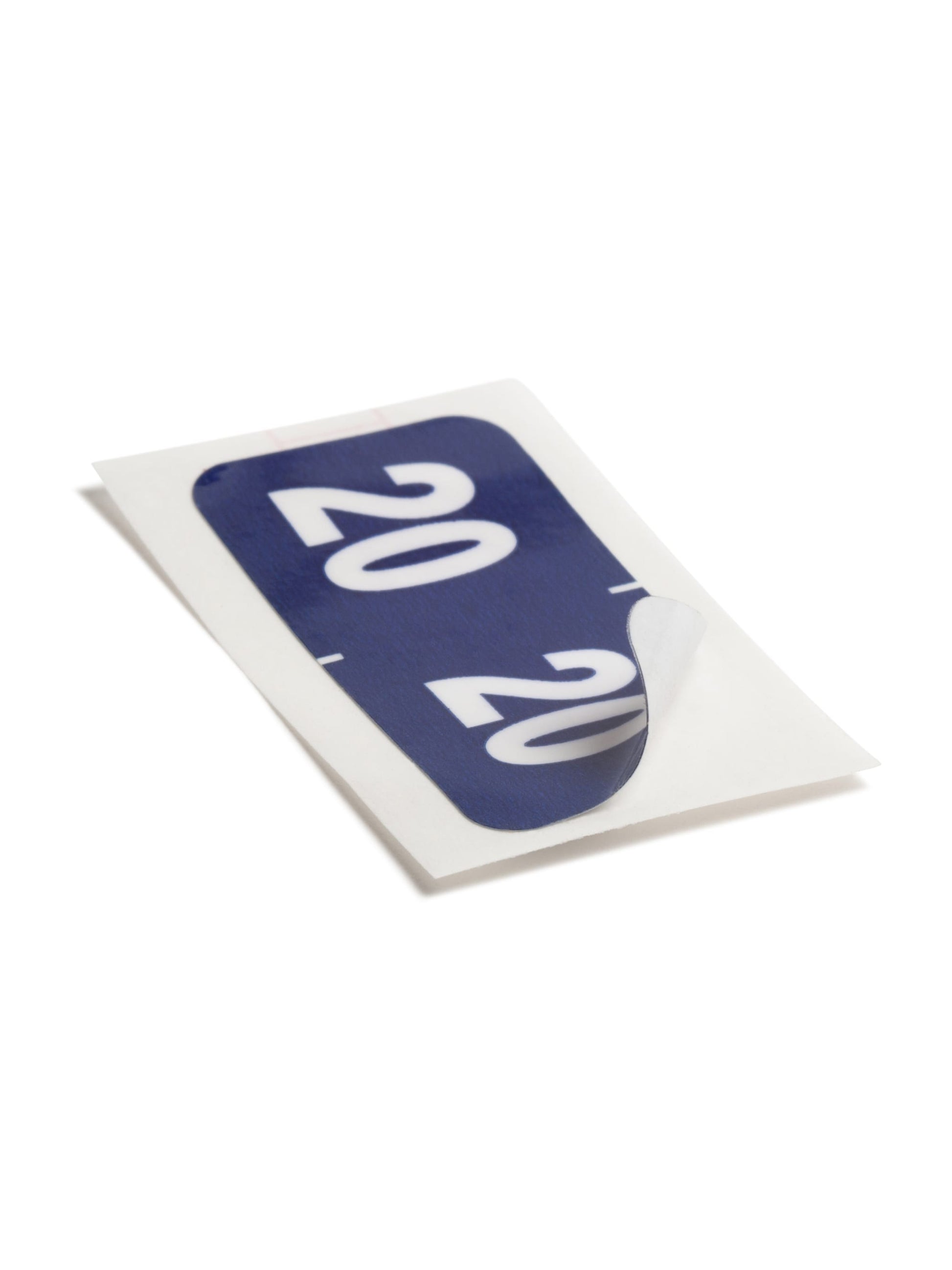 Color-Coded Year Labels, Blue Color, 1-1/2" X 3/4" Size, 