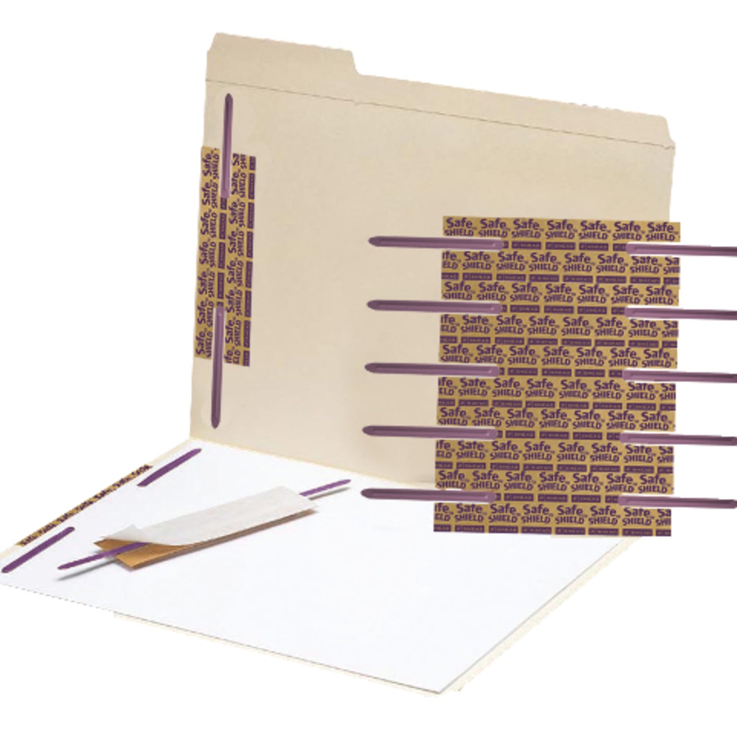 Purple Color, 7-3/4” X 1-1/2” Size, Set of 50, 086486682169