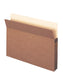 Redrope File Pockets, Straight Cut Tab, 1-3/4 inch Expansion, Redrope Color, Letter Size, Set of 25, 30086486732148