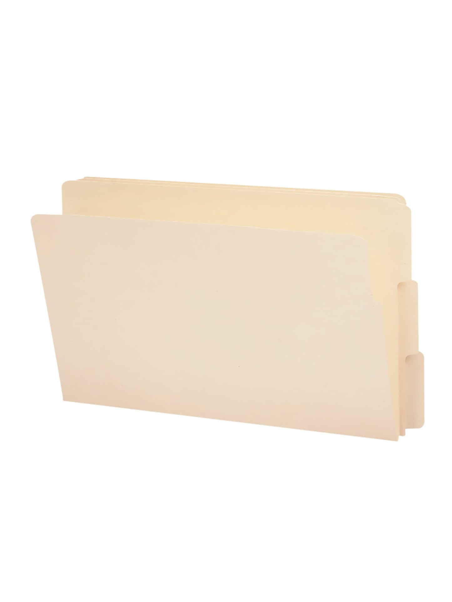 Shelf-Master® Reinforced End Tab File Folders, 1/3-Cut Tab, Manila Color, Legal Size, Set of 100, 086486271349