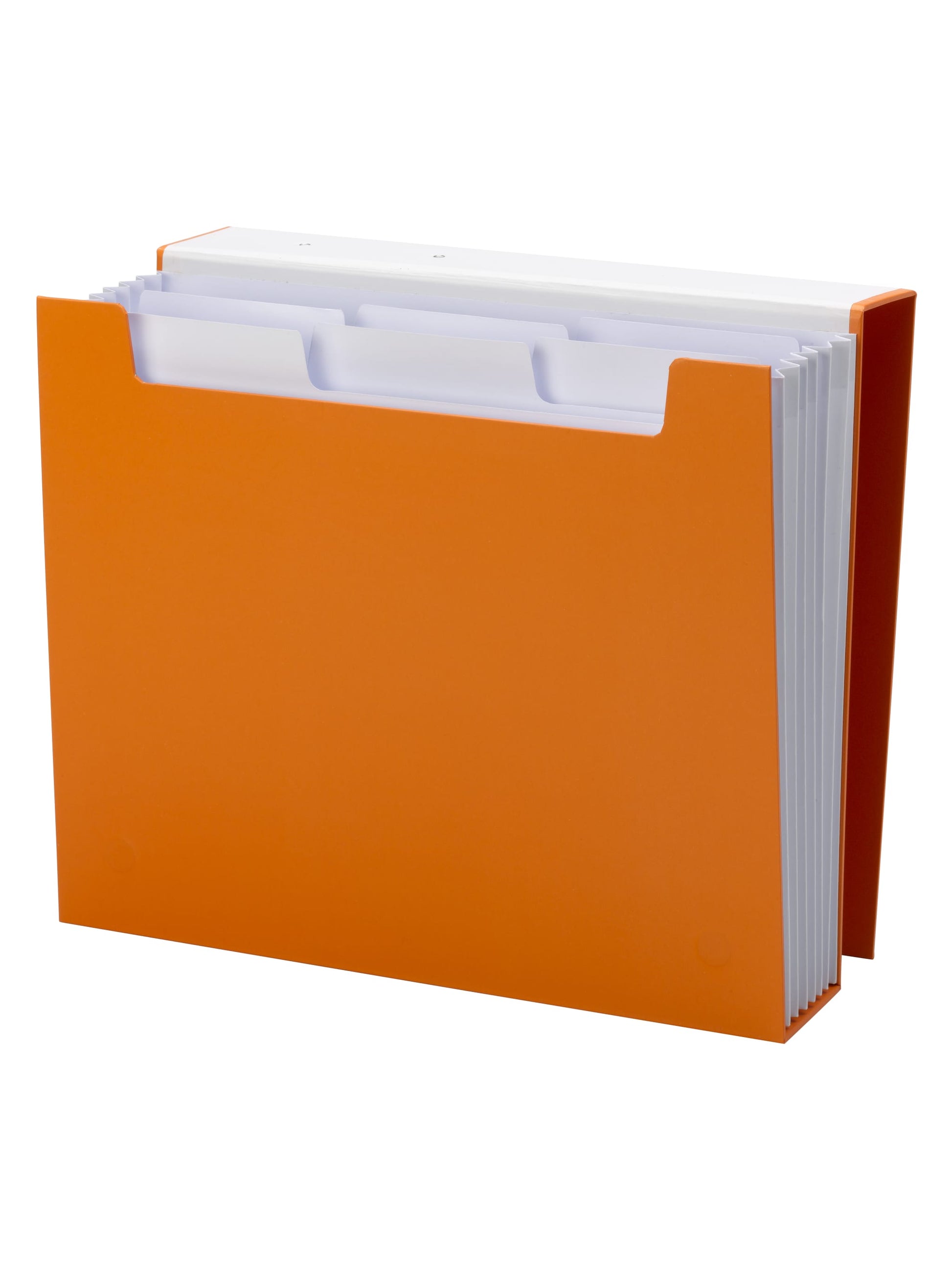 Classification Folders, 2 Dividers, 2 inch Expansion, 2/5-Cut Reinforced Tab, Orange Color, Letter Size, 086486708685