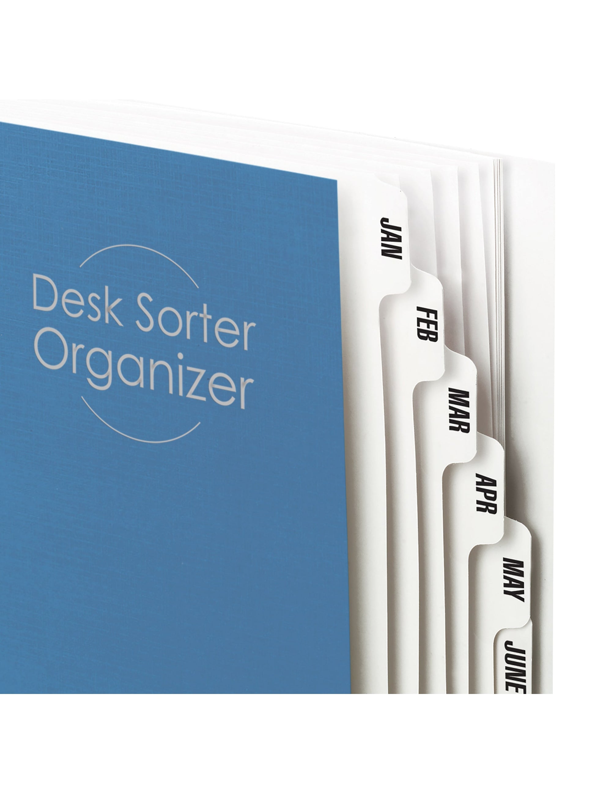 Desk File/Sorters, Dark Blue Color, Letter Size, Set of 1, 086486892865