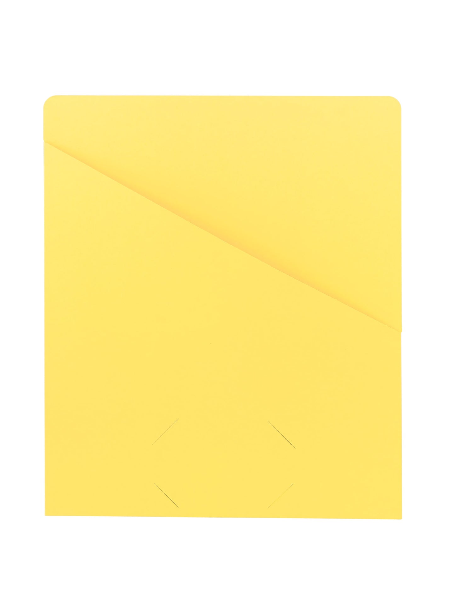 Organized Up® Slash Jackets, Flat-No Expansion, Yellow Color, Letter Size, Set of 1, 086486754347