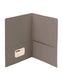 Standard Two-Pocket Folders, Gray Color, Letter Size, Set of 0, 30086486878563