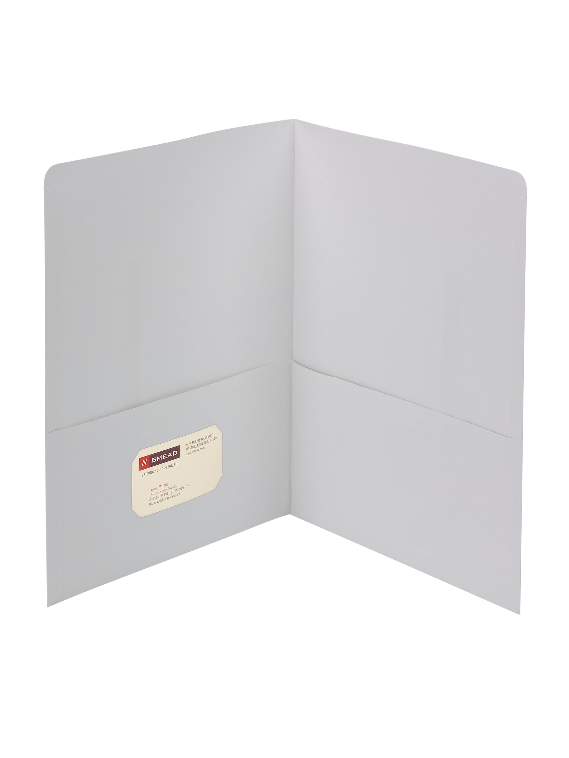 Standard Two-Pocket Folders, White Color, Letter Size, Set of 0, 30086486878617