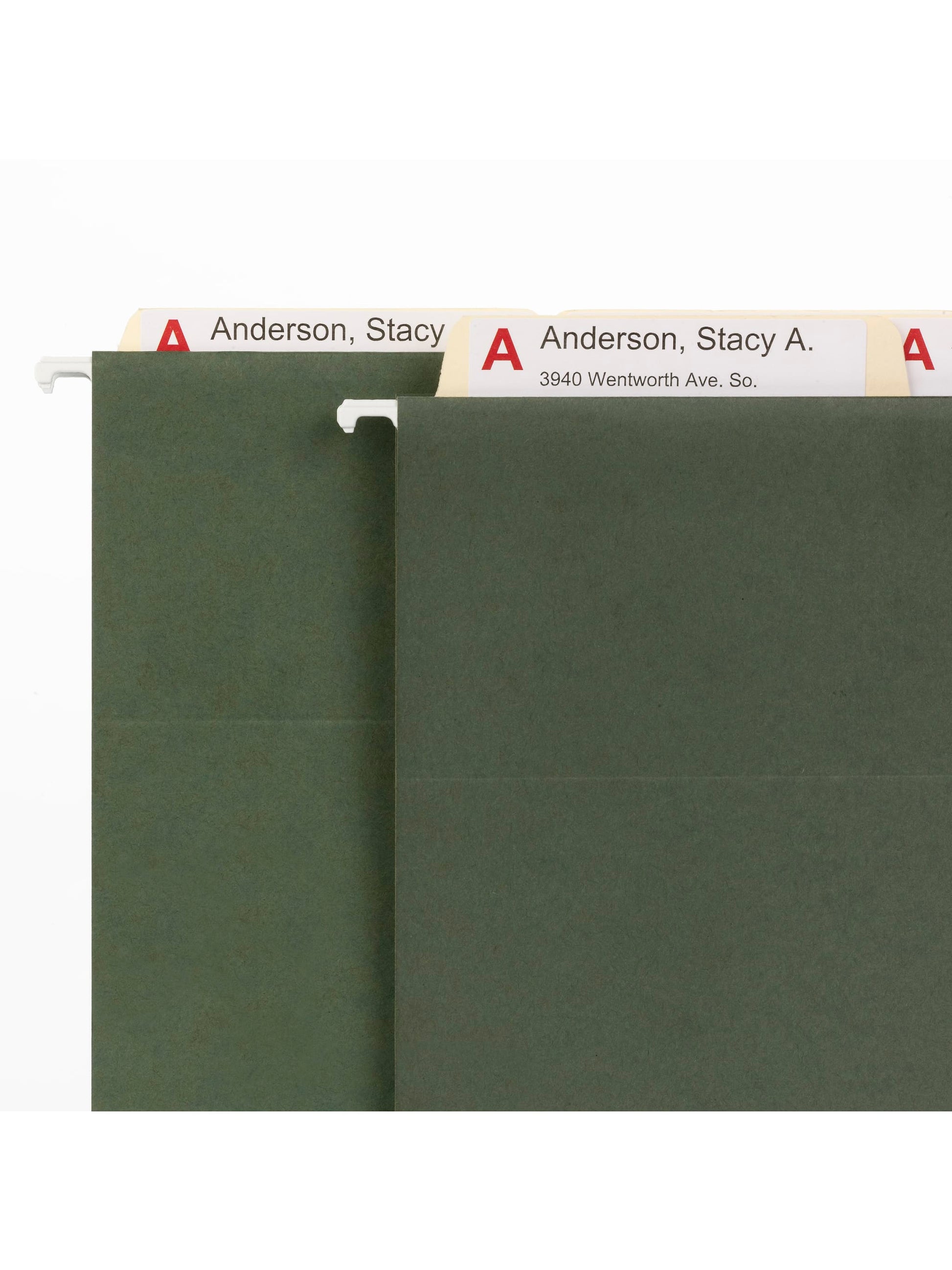Reveal Hanging Folders with SuperTab® Folders Kit, Standard Green Color, Legal Size, Set of 1, 086486920179