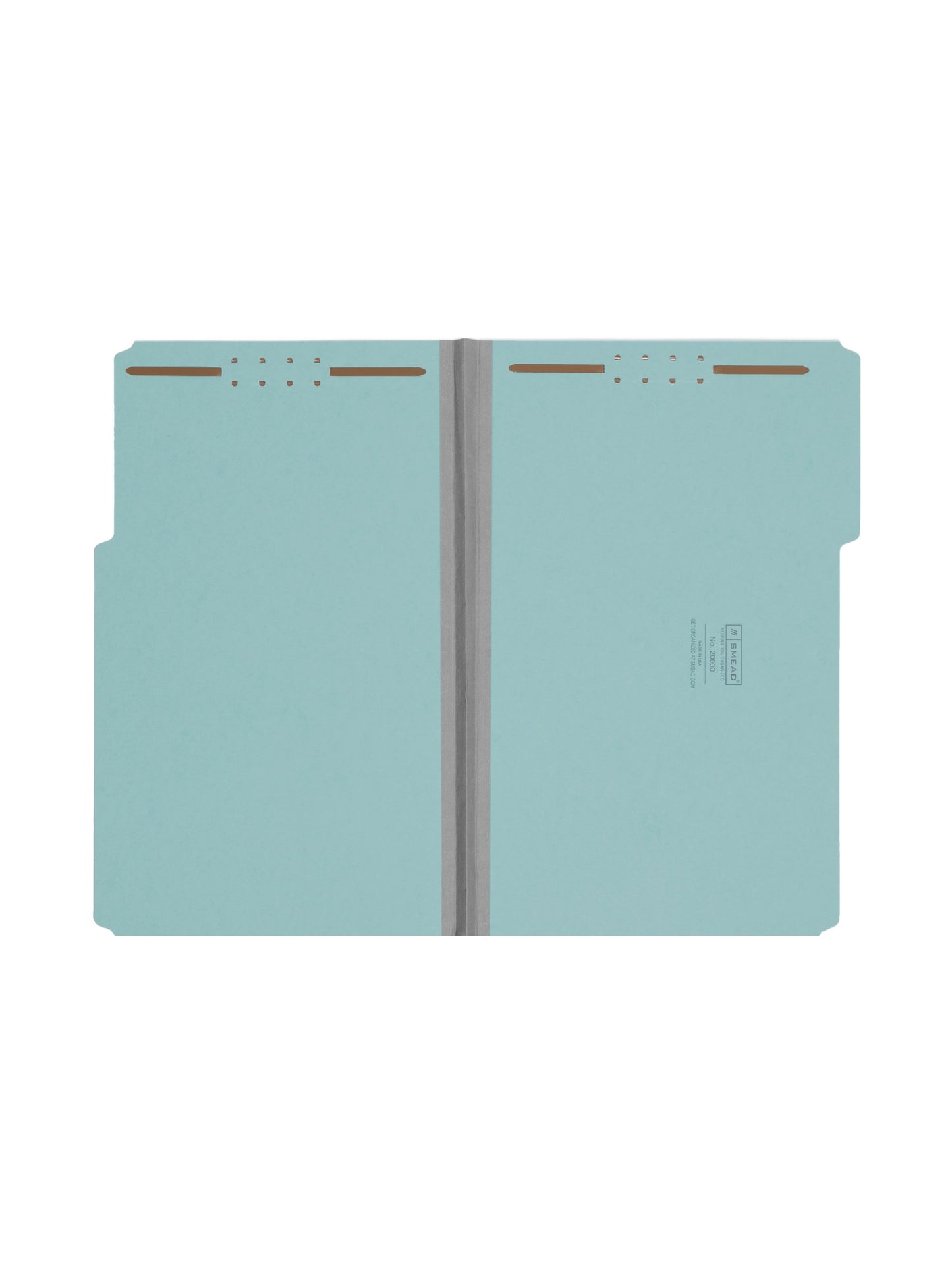 Pressboard Fastener File Folders, 1 inch Expansion, Blue Color, Legal Size, Set of 25, 086486200004