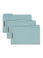 Pressboard Fastener File Folders, 3 inch Expansion, Blue Color, Legal Size, Set of 25, 086486200028