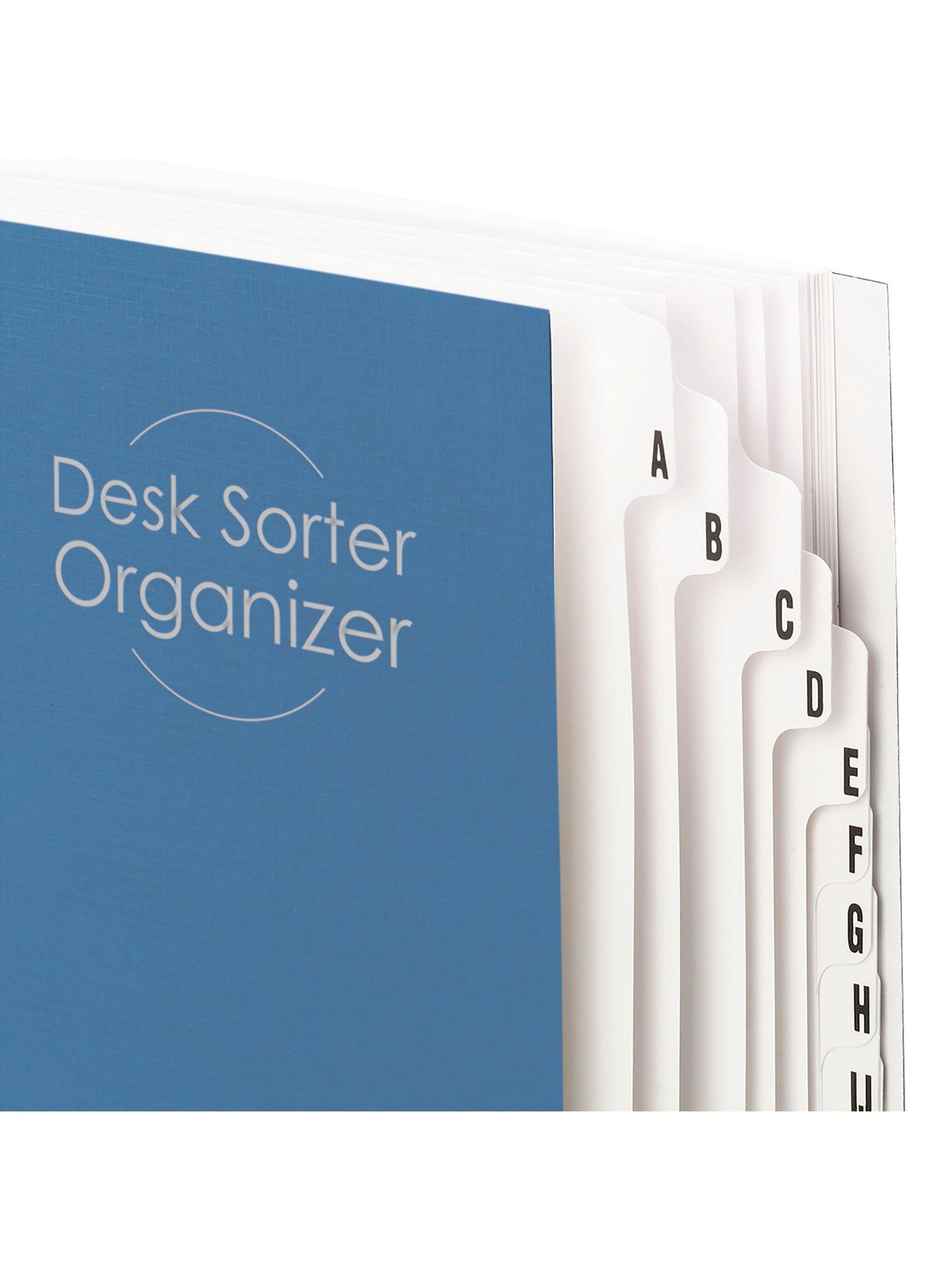 Desk File/Sorters, Dark Blue Color, Letter Size, Set of 1, 086486892827