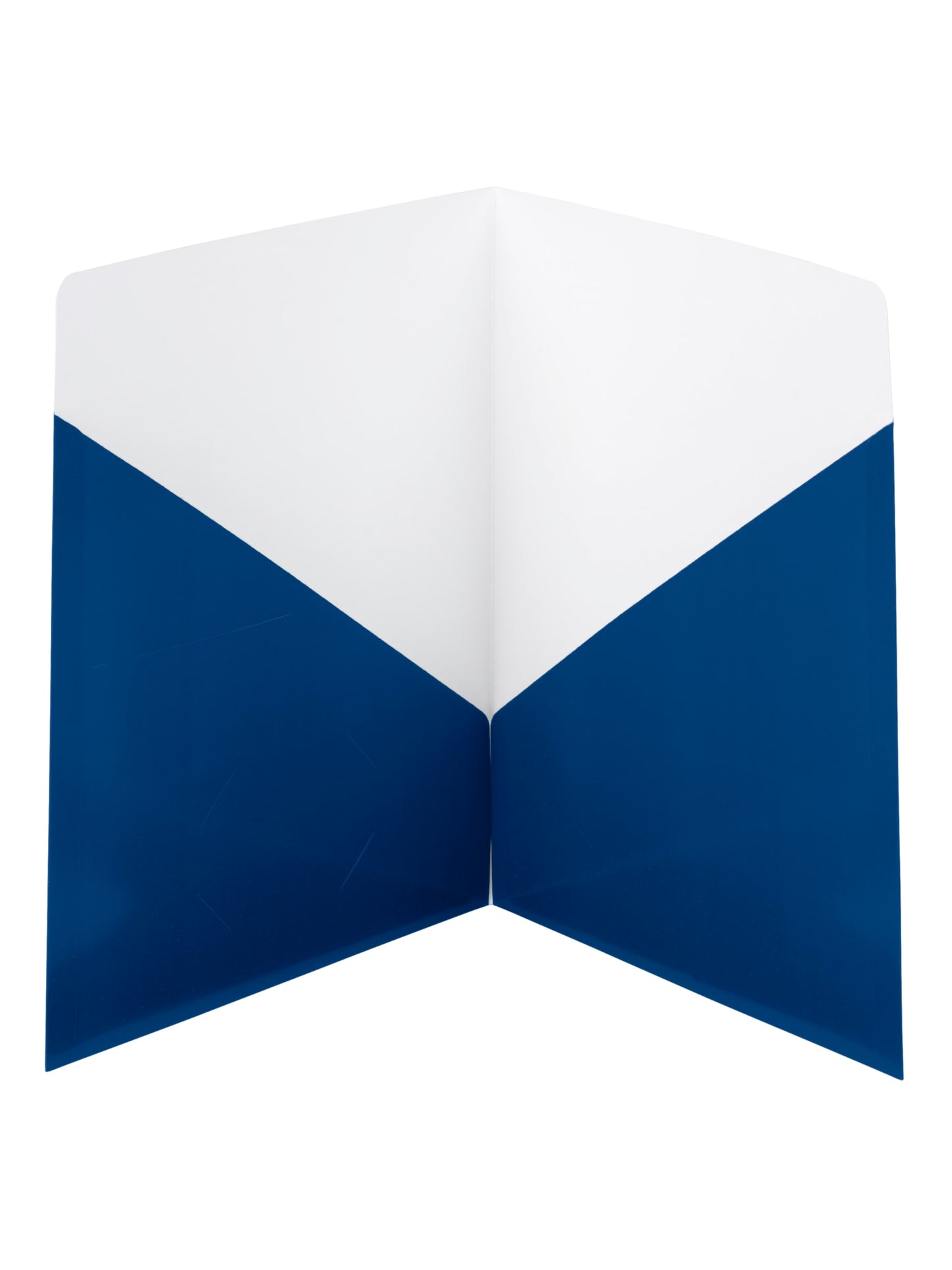 Contemporary Two-Pocket Folders, Dark Blue Color, Letter Size, Set of 0, 30086486879607