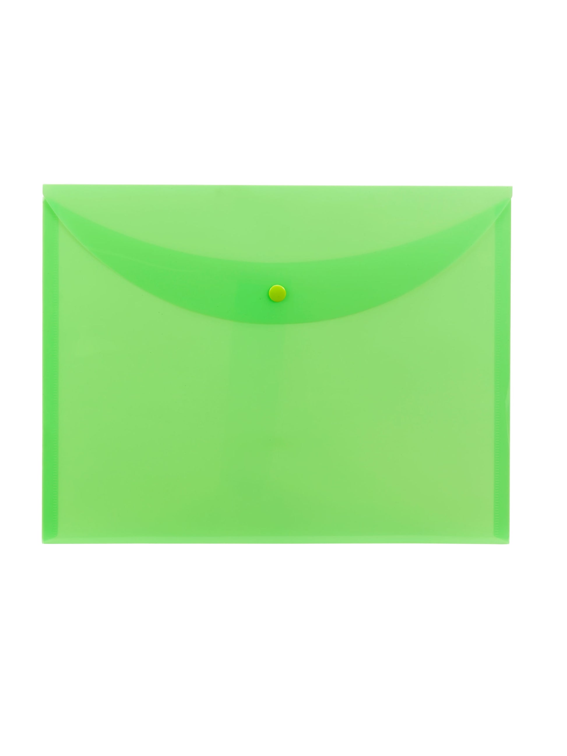 Poly Document Holders, Green Color, Letter Size, Set of 10, 086486896832