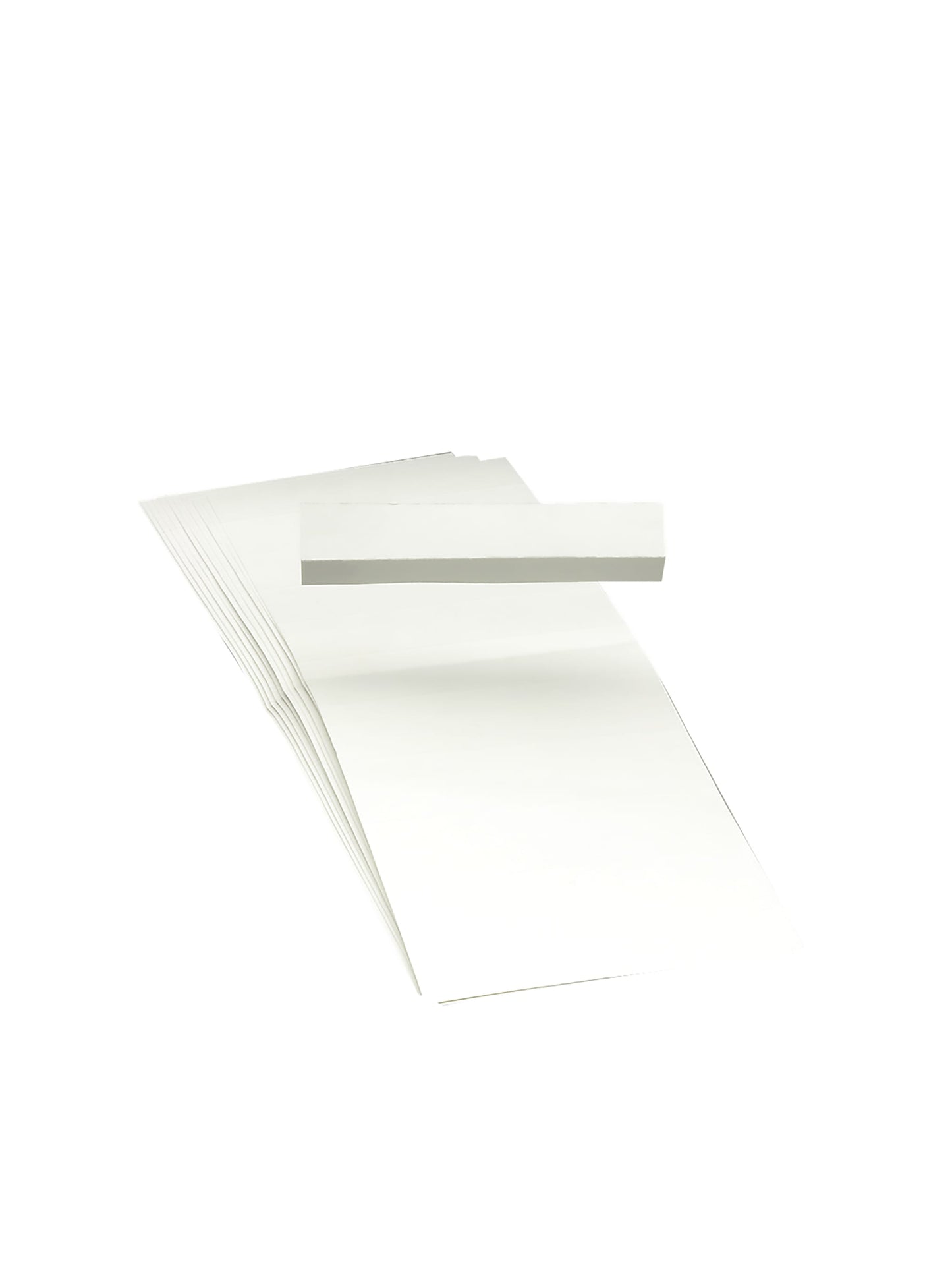 Hanging File Folder 1/3-Cut Tab Inserts, White Color, 3-1/4 Width Size, Set of 100, 086486686709