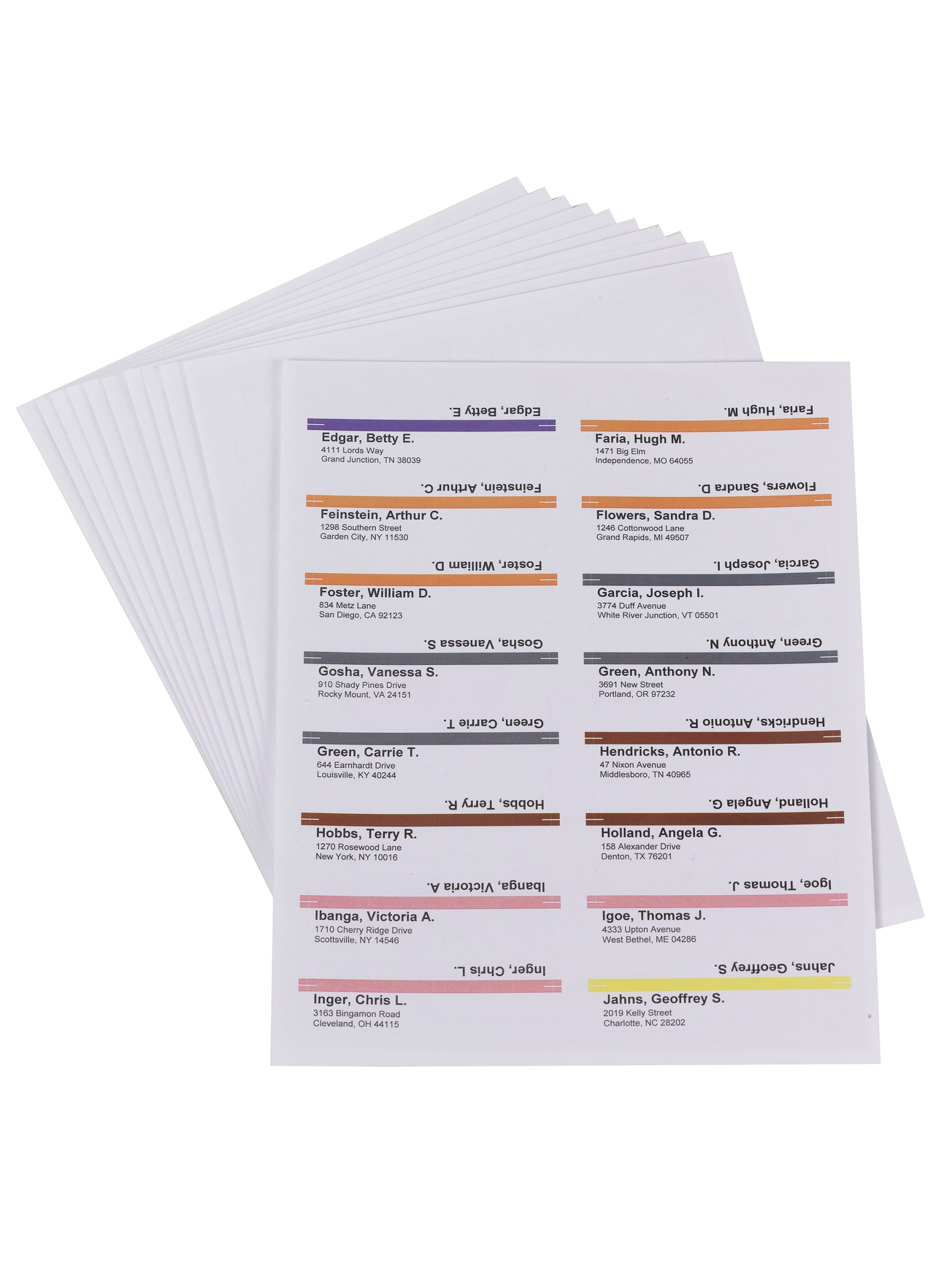 Viewables® hanging File Folder Label Refills, White Color, N/A Size, Set of 1, 086486649155