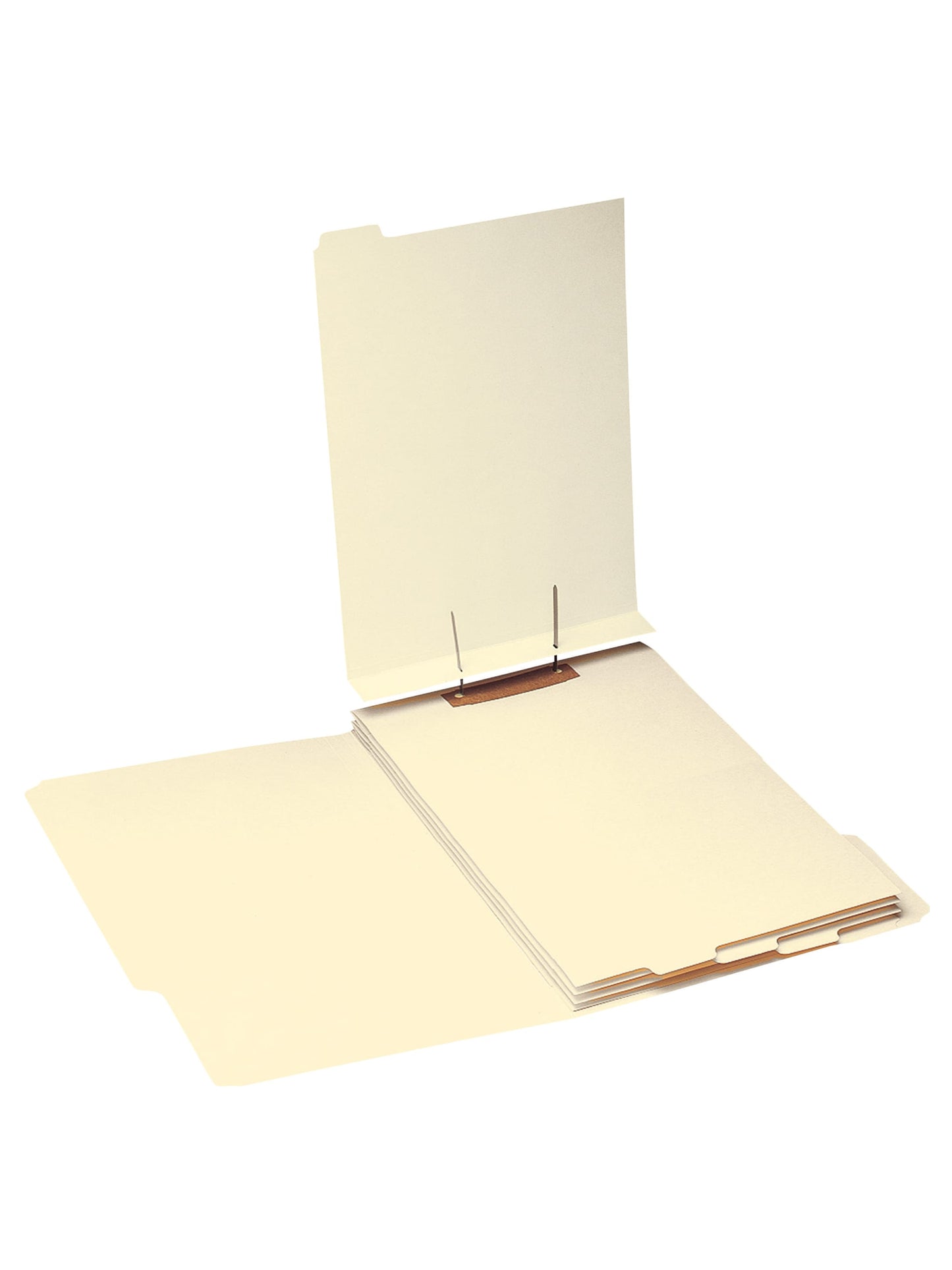 Folder Dividers with Fasteners, Manila Color, Legal Size, Set of 1, 086486356503