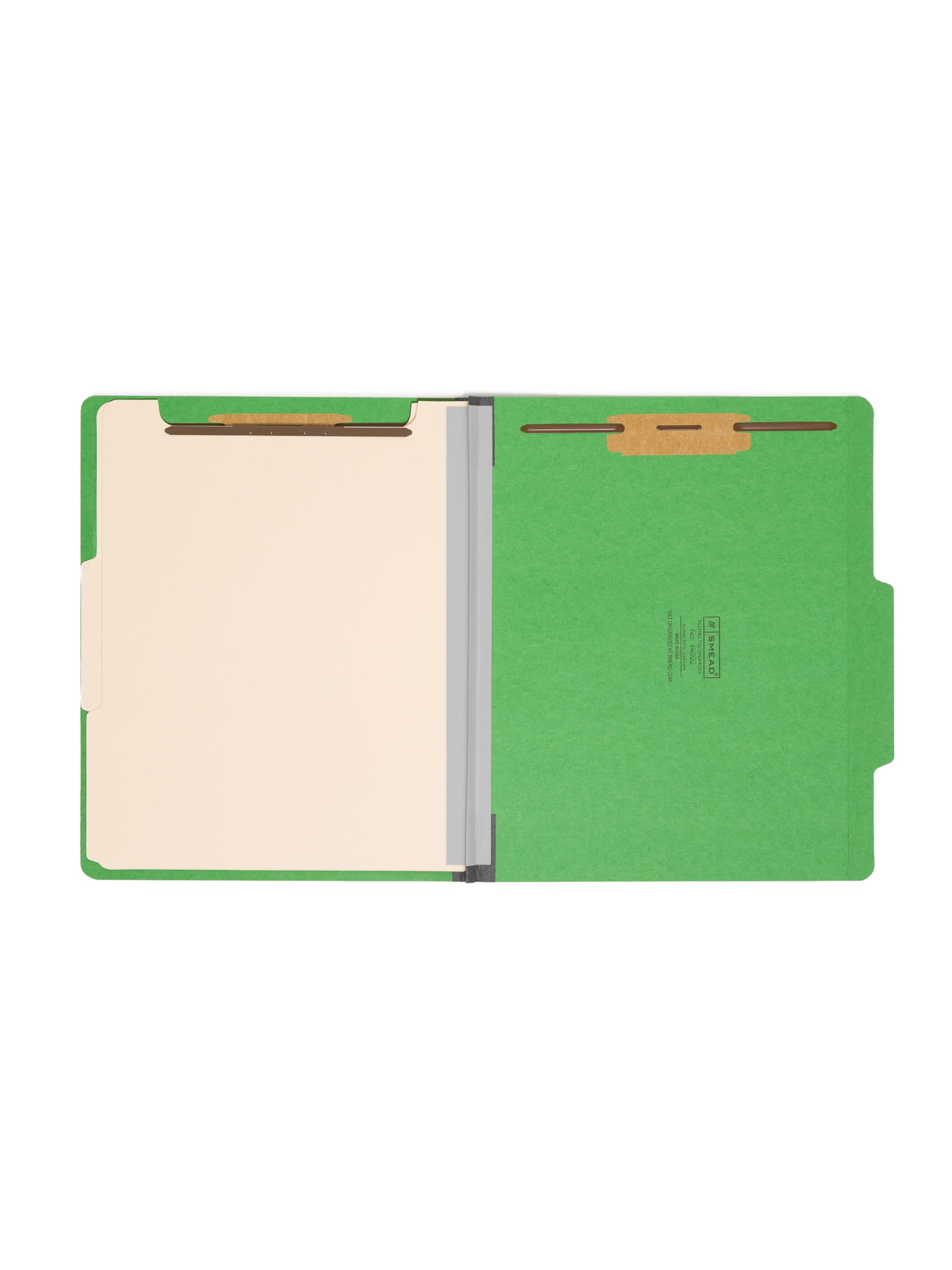 Classification File Folders, 2 Dividers, 2 inch Expansion, Green Color, Letter Size, Set of 0, 30086486140028