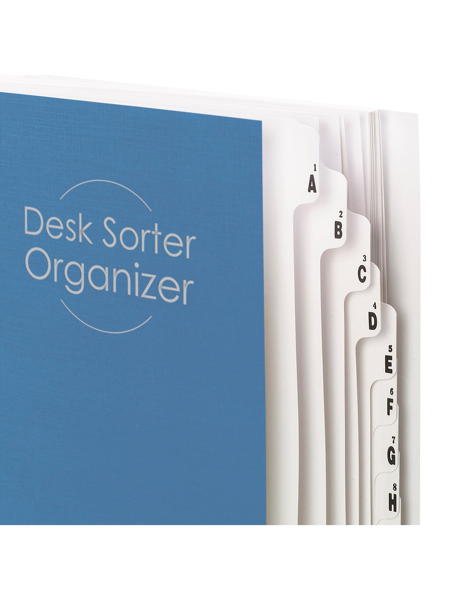 Desk File/Sorters, Dark Blue Color, Legal Size, Set of 1, 086486892377