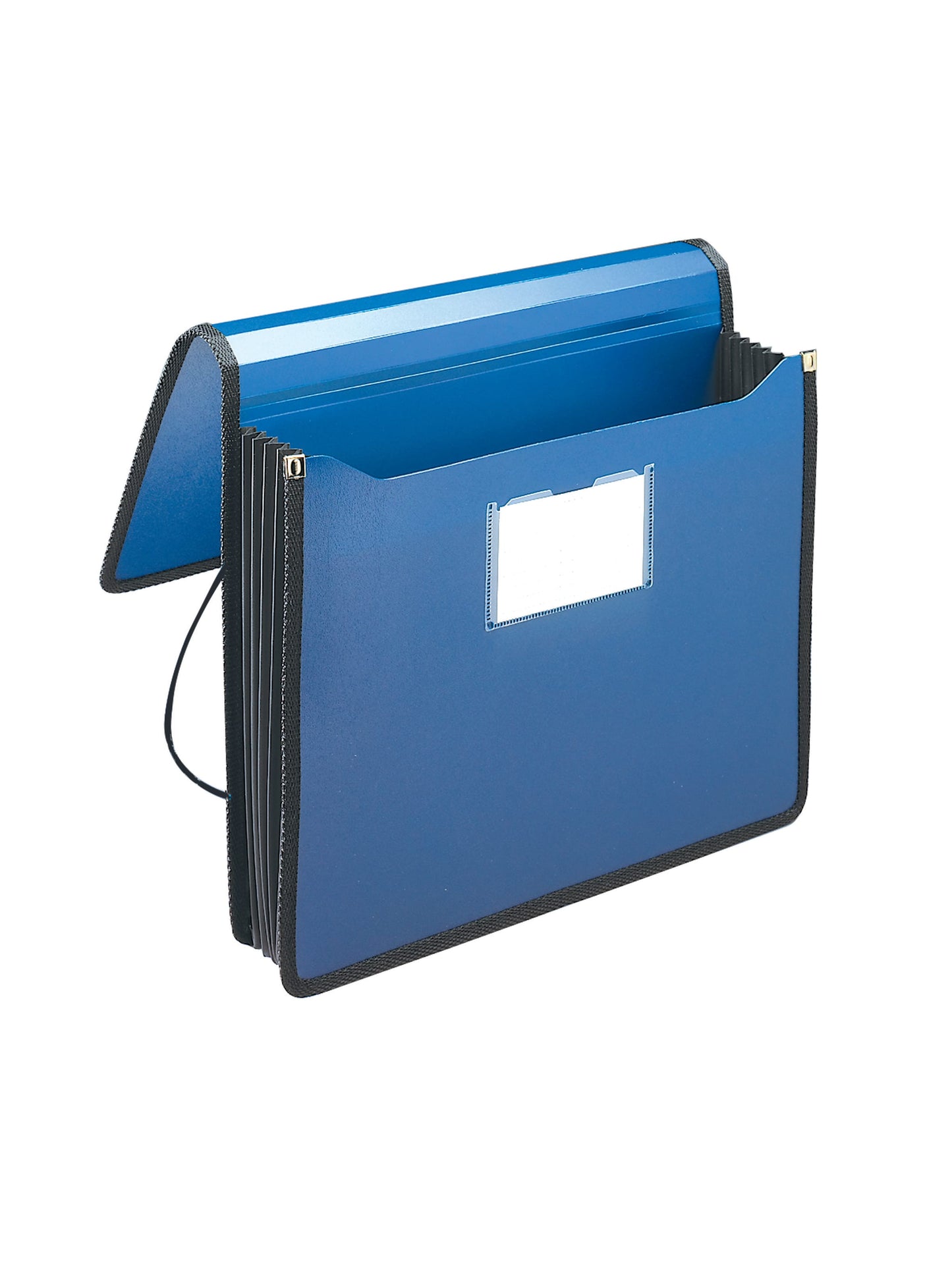 Premium Poly Wallets, 5-1/4-Inch expansion, Navy Blue Color, Letter Size, Set of 1, 086486715034
