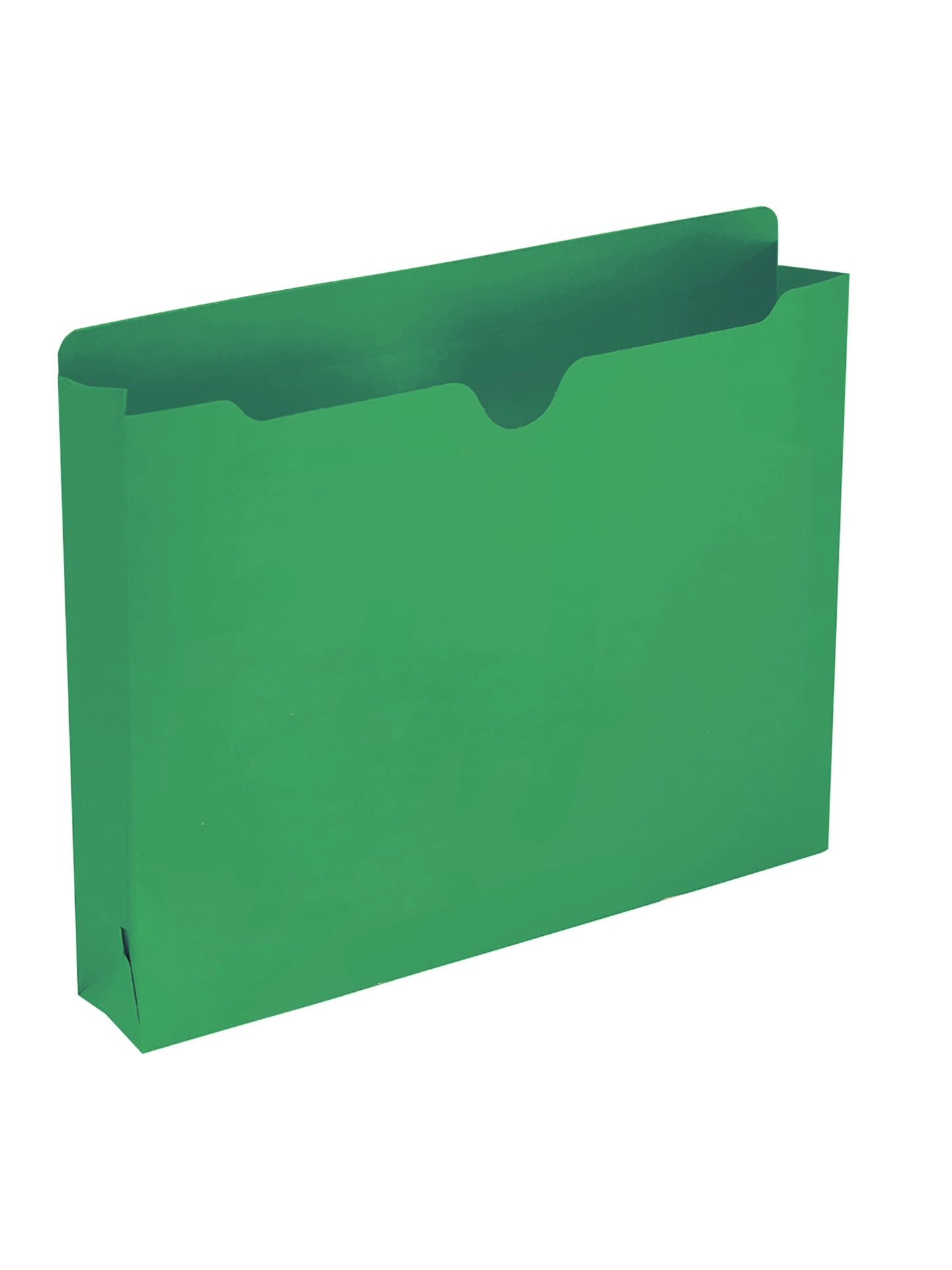Colored File Jackets, Reinforced Straight-Cut Tab, 2 inch Expansion, Green Color, Letter Size, Set of 0, 30086486755635