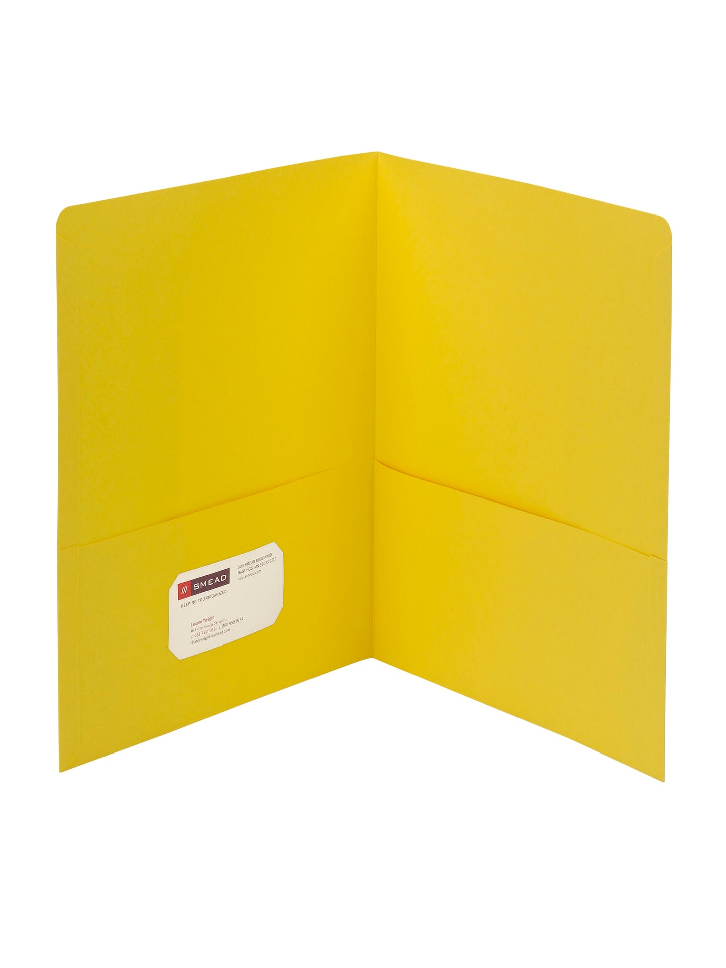Standard Two-Pocket Folders, Yellow Color, Letter Size, Set of 0, 30086486878624