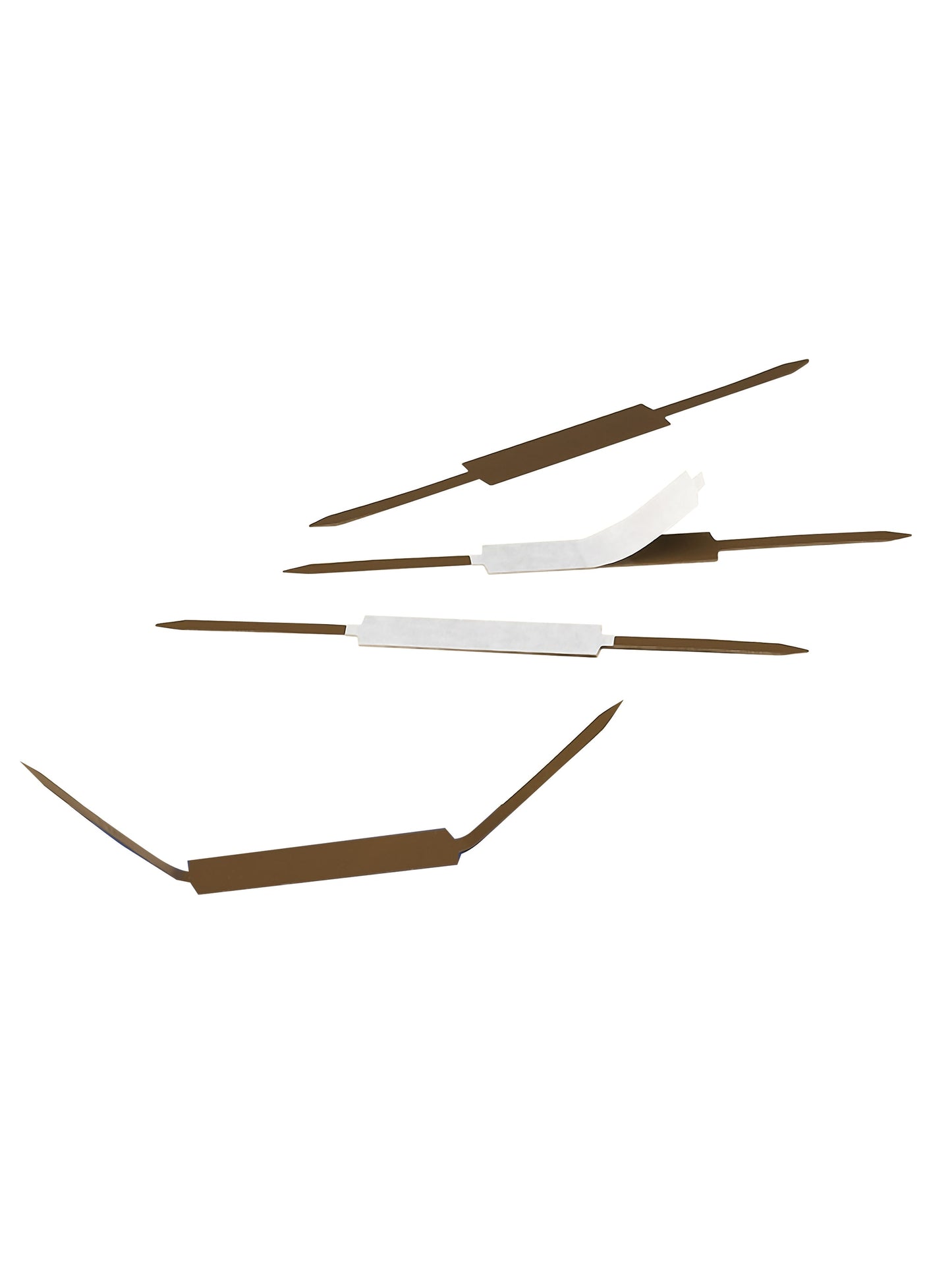 Self-Adhesive Fastener, 2" Capacity, Brown Color, 2" Capacity Size, Set of 100, 086486682206