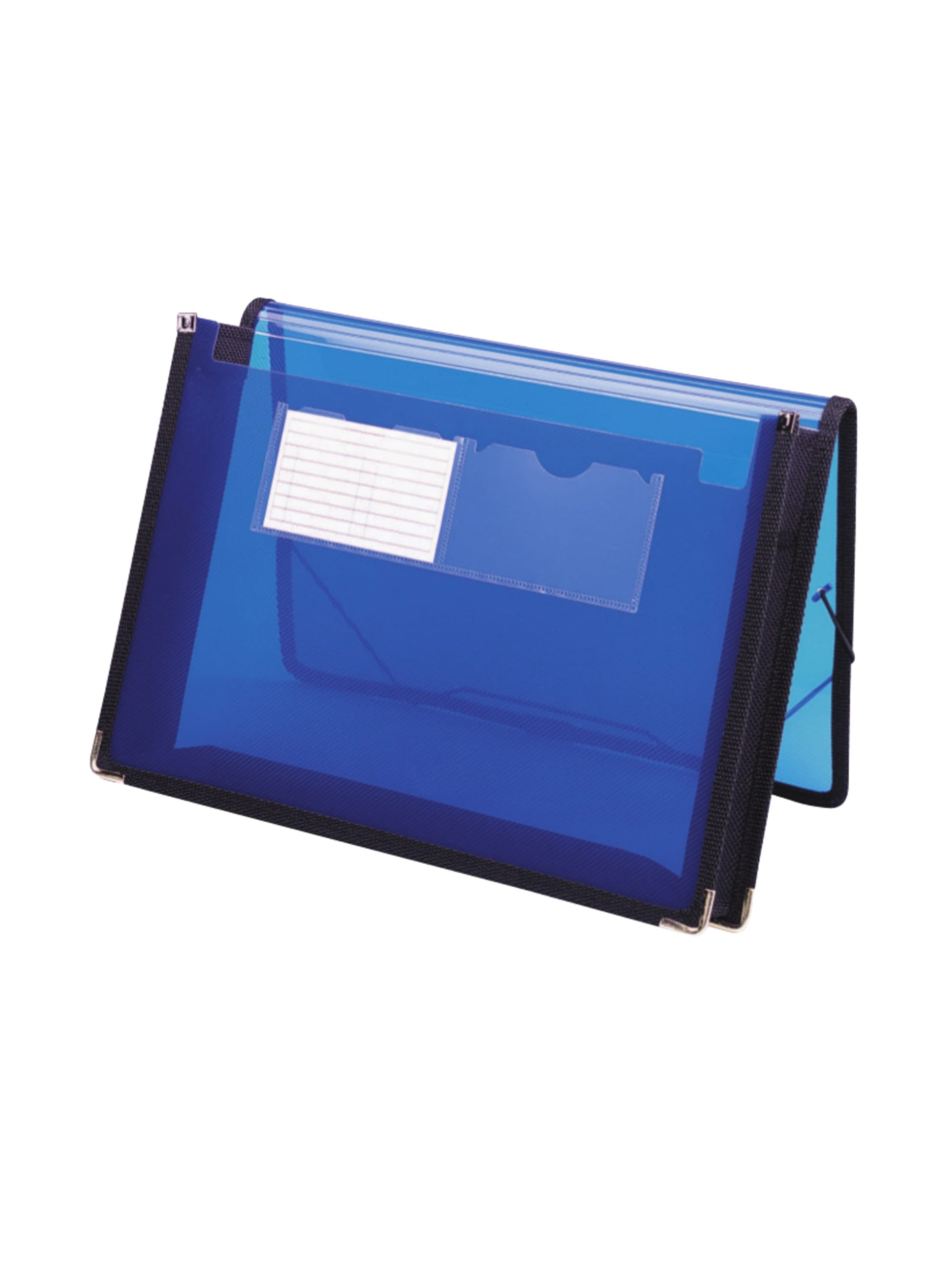 Poly Wallets, 2-1/4-Inch Expansion, Blue Color, Letter Size, Set of 1, 086486719537