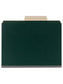 SuperTab® Classification File Folders, Dark Green Color, Letter Size, Set of 0, 30086486140127