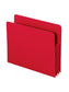 Poly File Pocket, 3-1/2-Inch Expansion, Straight-Cut Tab, Red Color, Letter Size, Set of 4, 086486735018