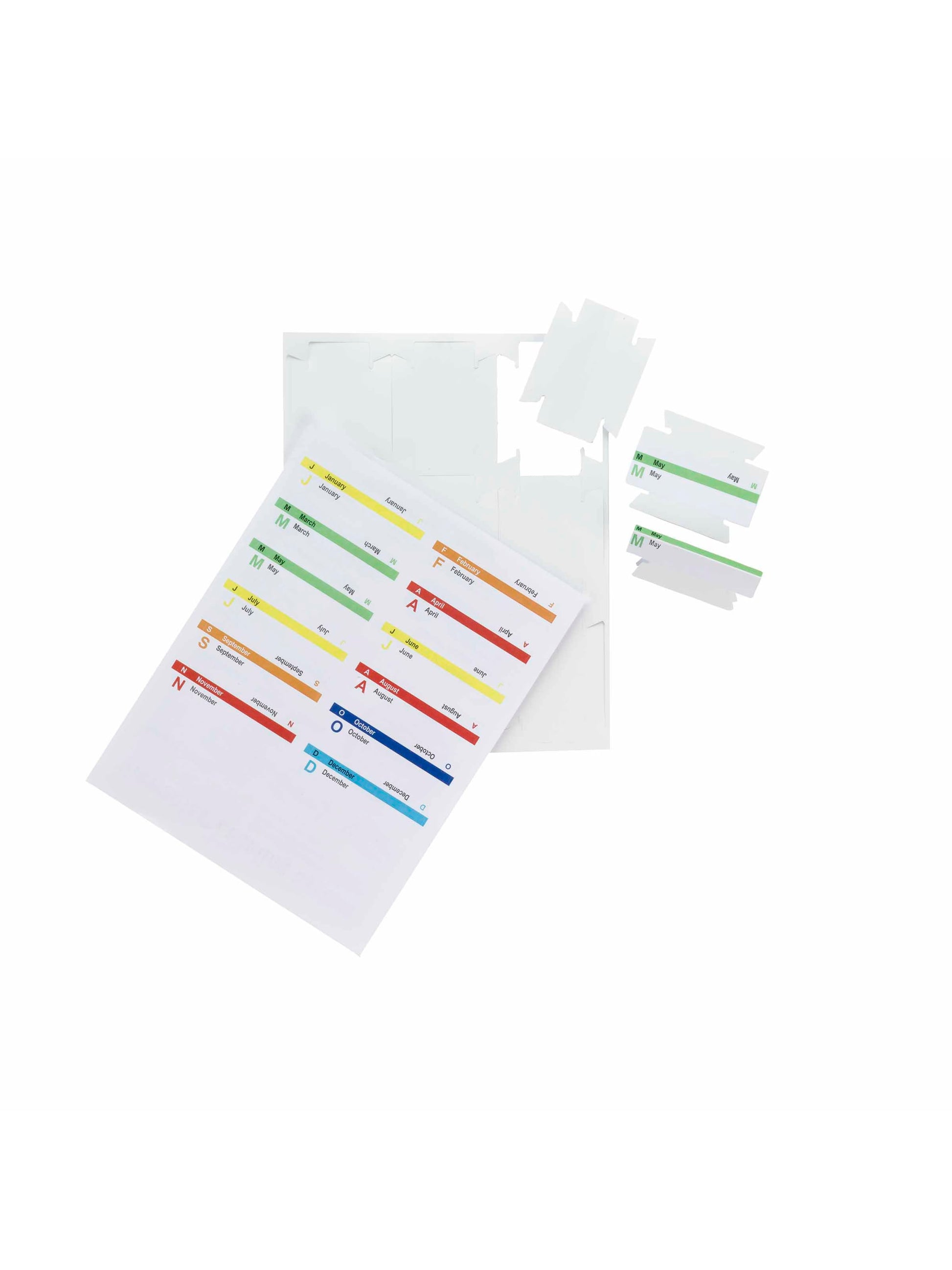 Viewables® Quick-Fold Hanging File Folder Label Kit, White Color, 3-1/2W X 1-1/4H Size, Set of 1, 086486649124