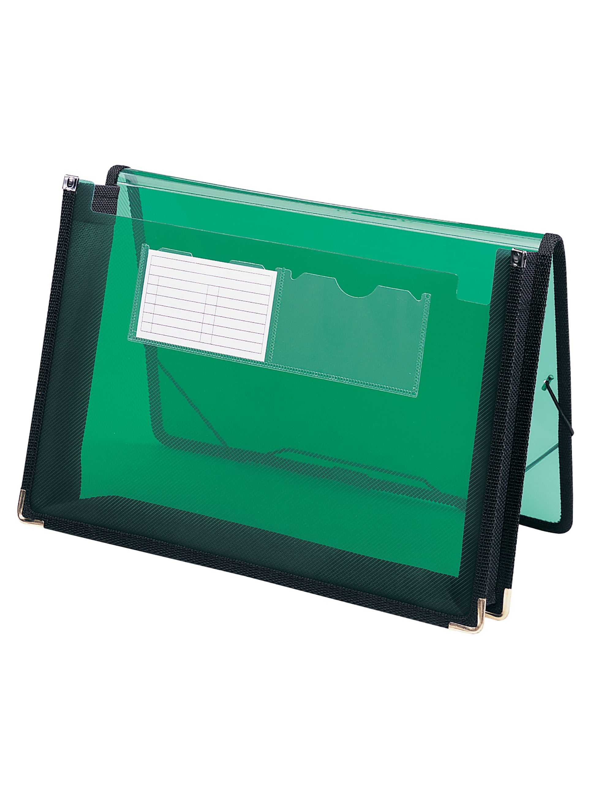 Poly Wallets, 2-1/4-Inch Expansion, Green Color, Letter Size, Set of 1, 086486719513