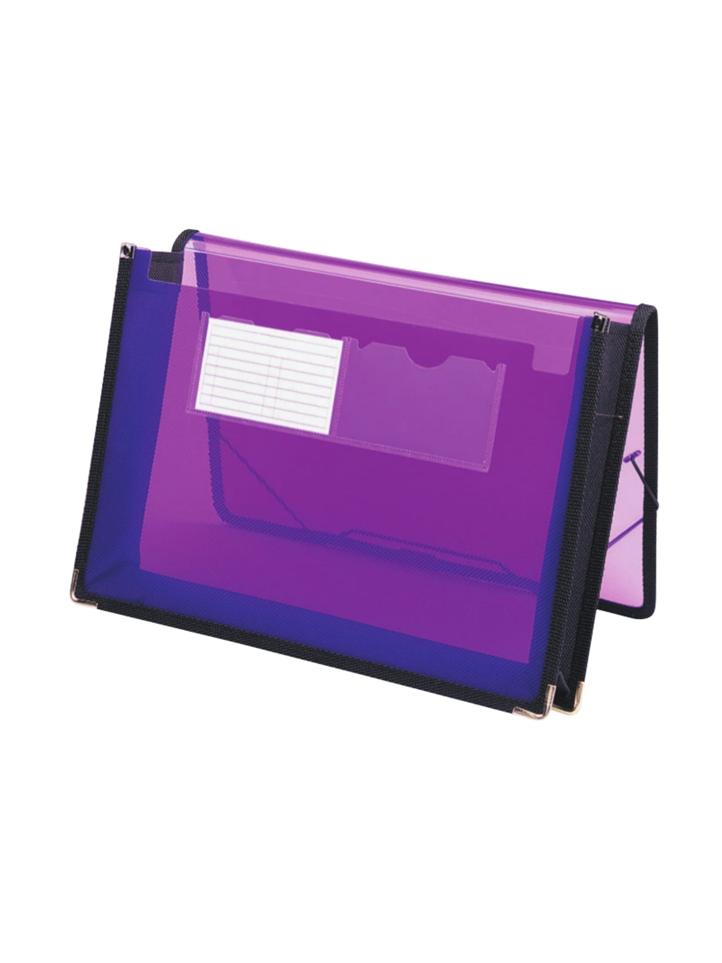 Poly Wallets, 2-1/4-Inch Expansion, Purple Color, Letter Size, Set of 1, 086486719520