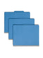 Classification File Folders, 2 Dividers, 2 inch Expansion, Blue Color, Letter Size, Set of 0, 30086486140011