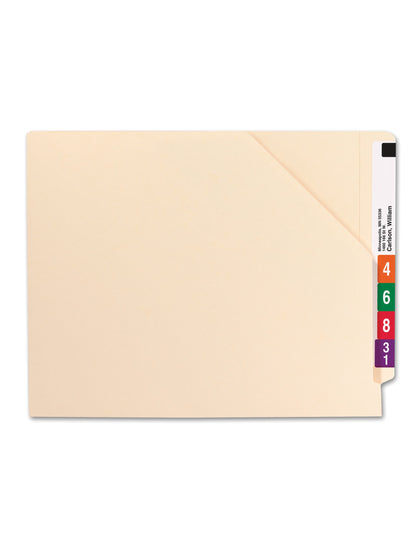 Shelf-Master® Reinforced End Tab File Jackets, Straight-Cut Tab, 14 Point, Manila Color, Letter Size, Set of 0, 30086486757400