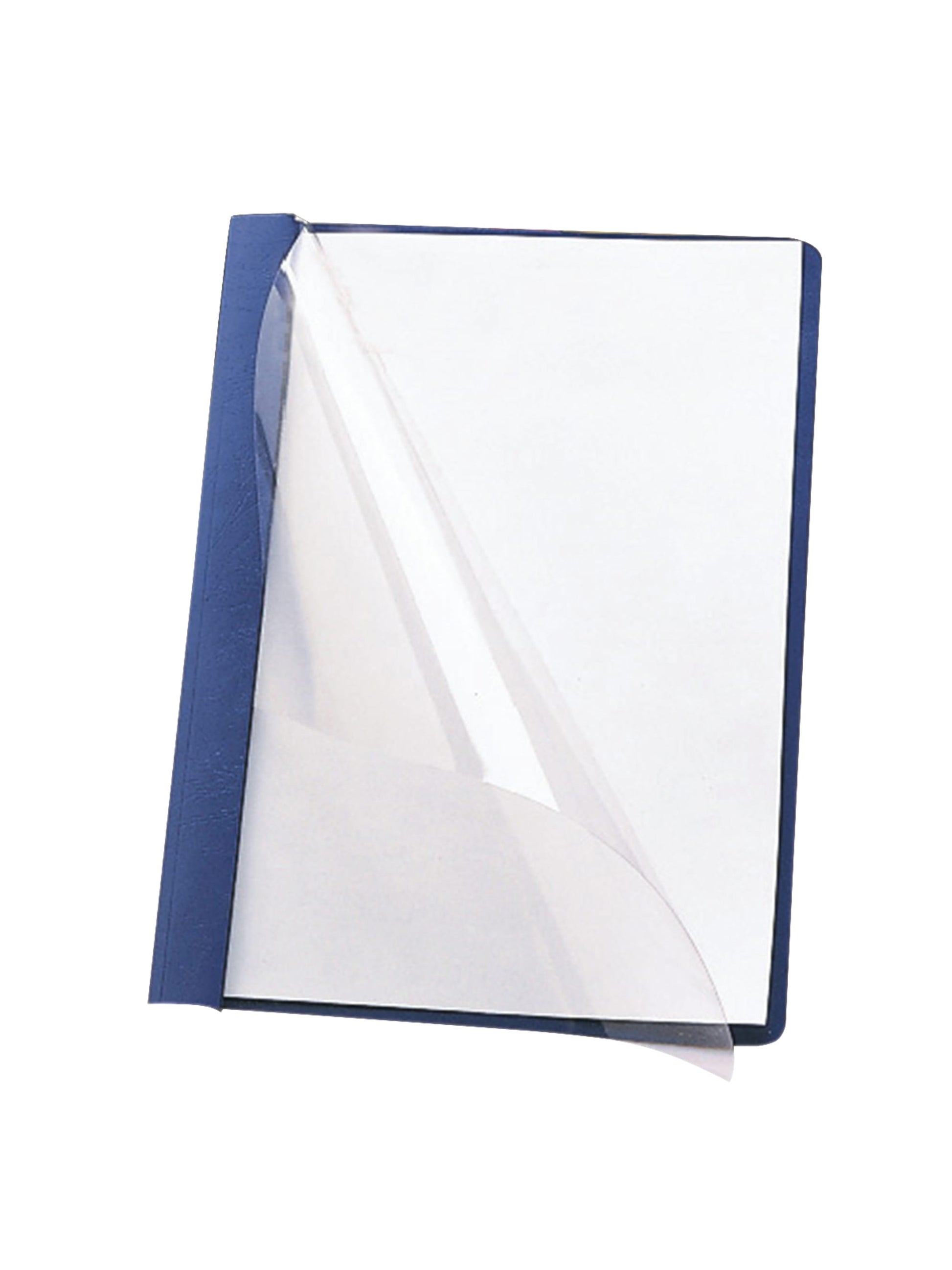 Heavyweight Paper Report Covers with Clear Front, Blue Color, Letter Size, Set of 25, 30086486874527