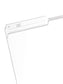 Reversible Printed Tab File Folders, 1/2-Cut Tab, 9 1/2 pt., Ivory Color, Letter Size, Set of 100, 086486101462