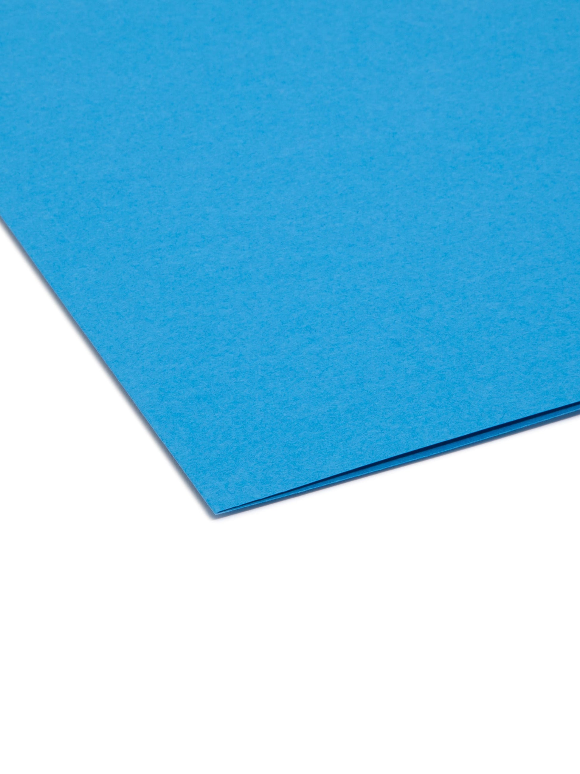 Interior File Folders, Sky Blue Color, Letter Size, Set of 100, 086486102872