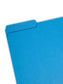 Interior File Folders, Sky Blue Color, Letter Size, Set of 100, 086486102872