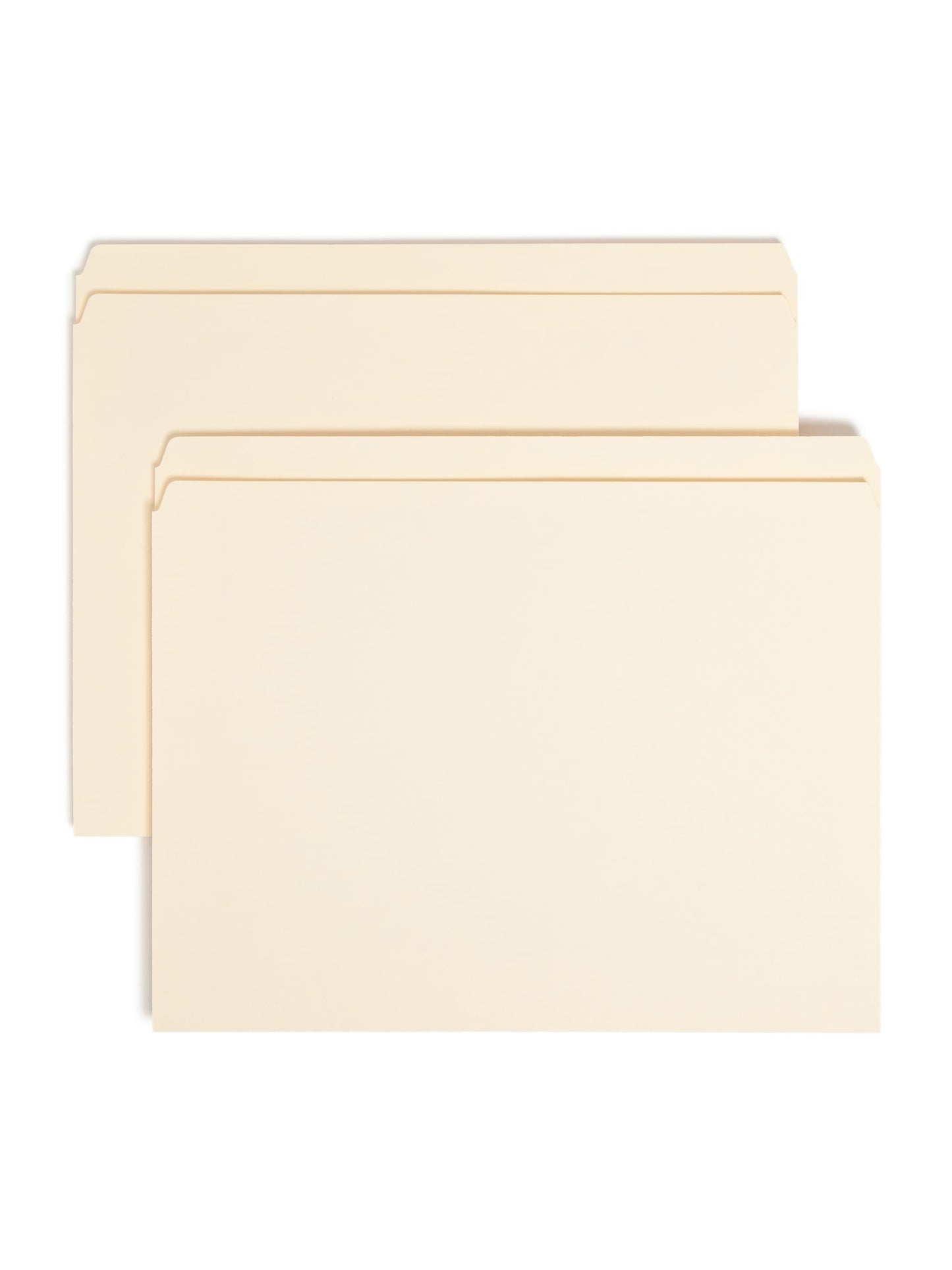 Standard File Folders, Straight-Cut Tab, Manila Color, Letter Size, Set of 100, 086486103008
