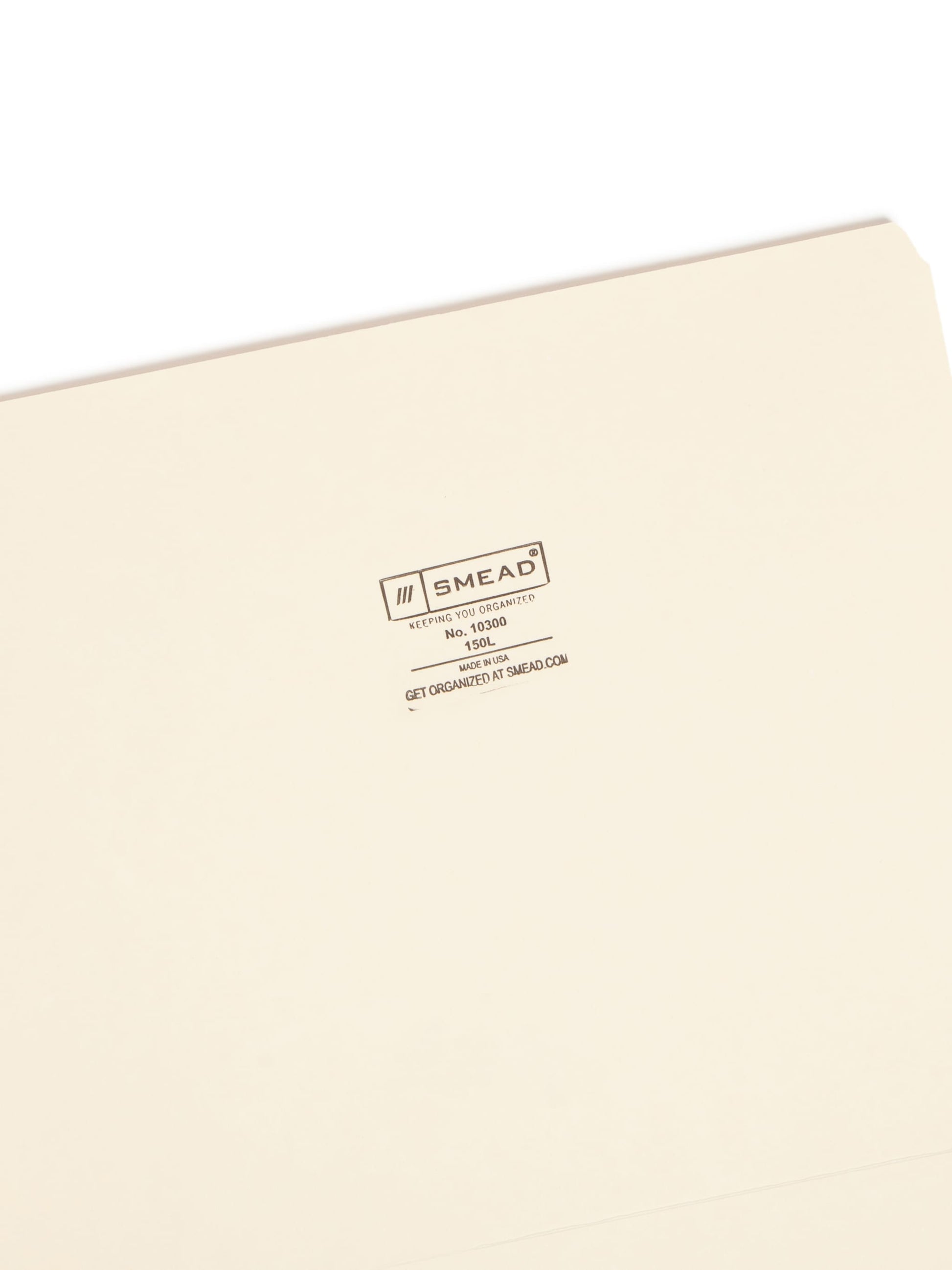 Standard File Folders, Straight-Cut Tab, Manila Color, Letter Size, Set of 100, 086486103008