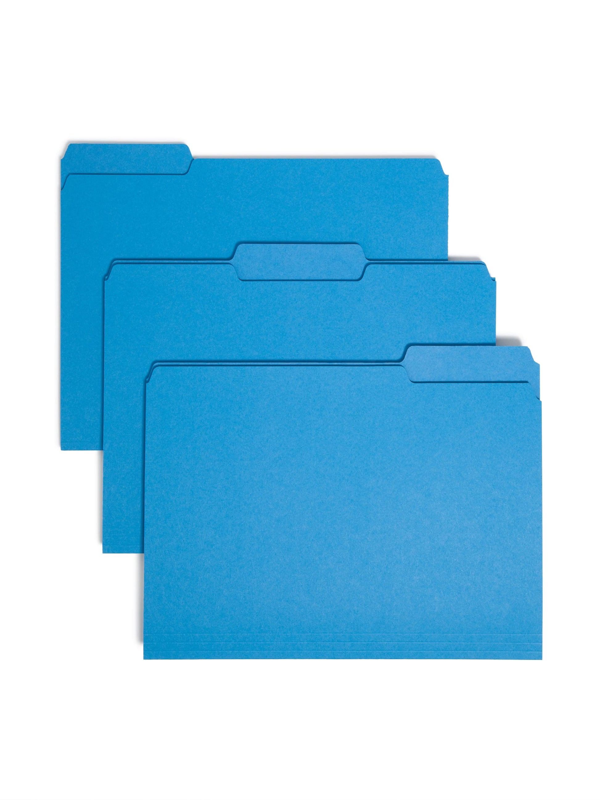 Interior File Folders, Sky Blue Color, Letter Size, Set of 100, 086486102872