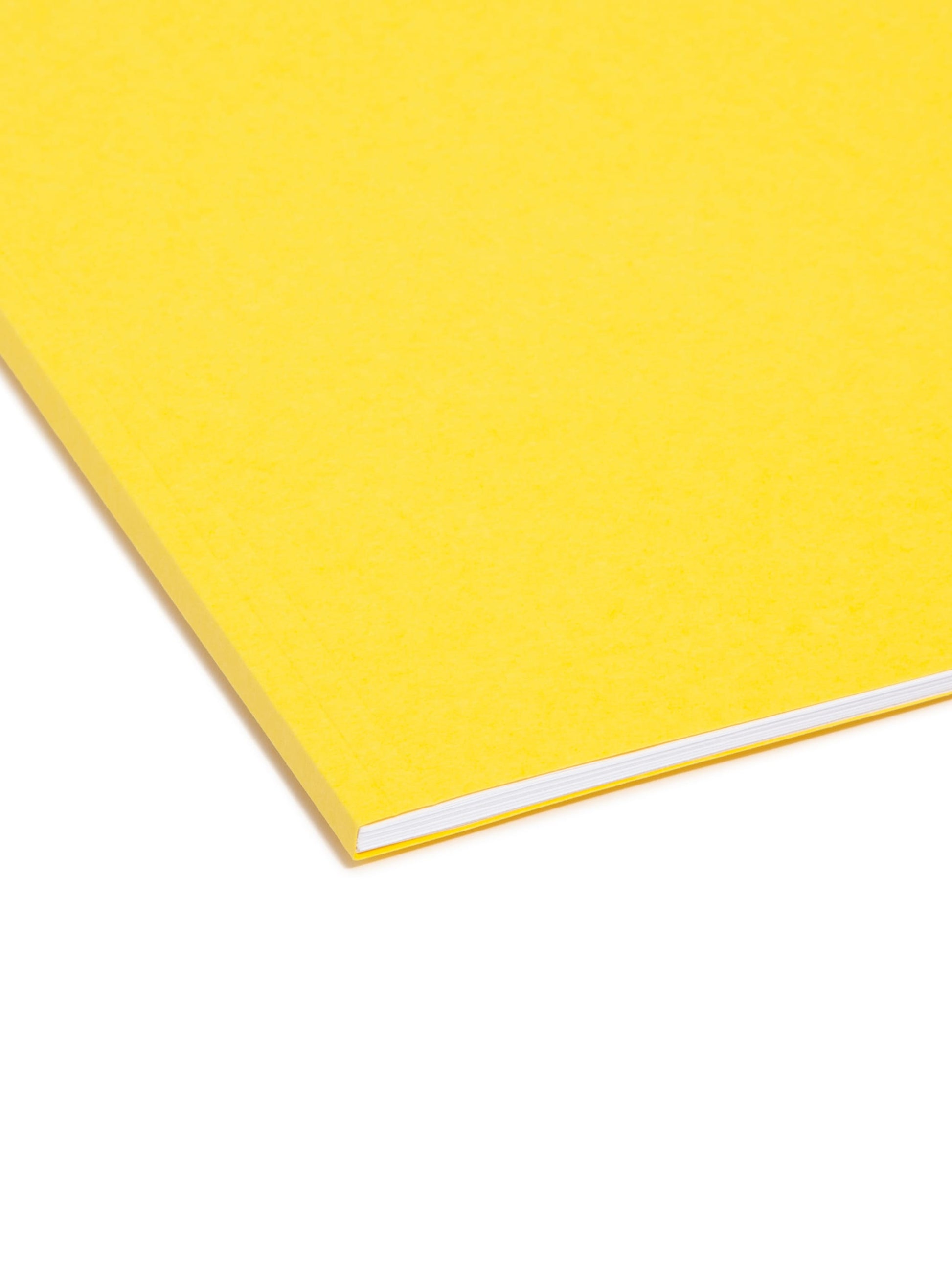 Interior File Folders, Yellow Color, Letter Size, Set of 100, 086486102711