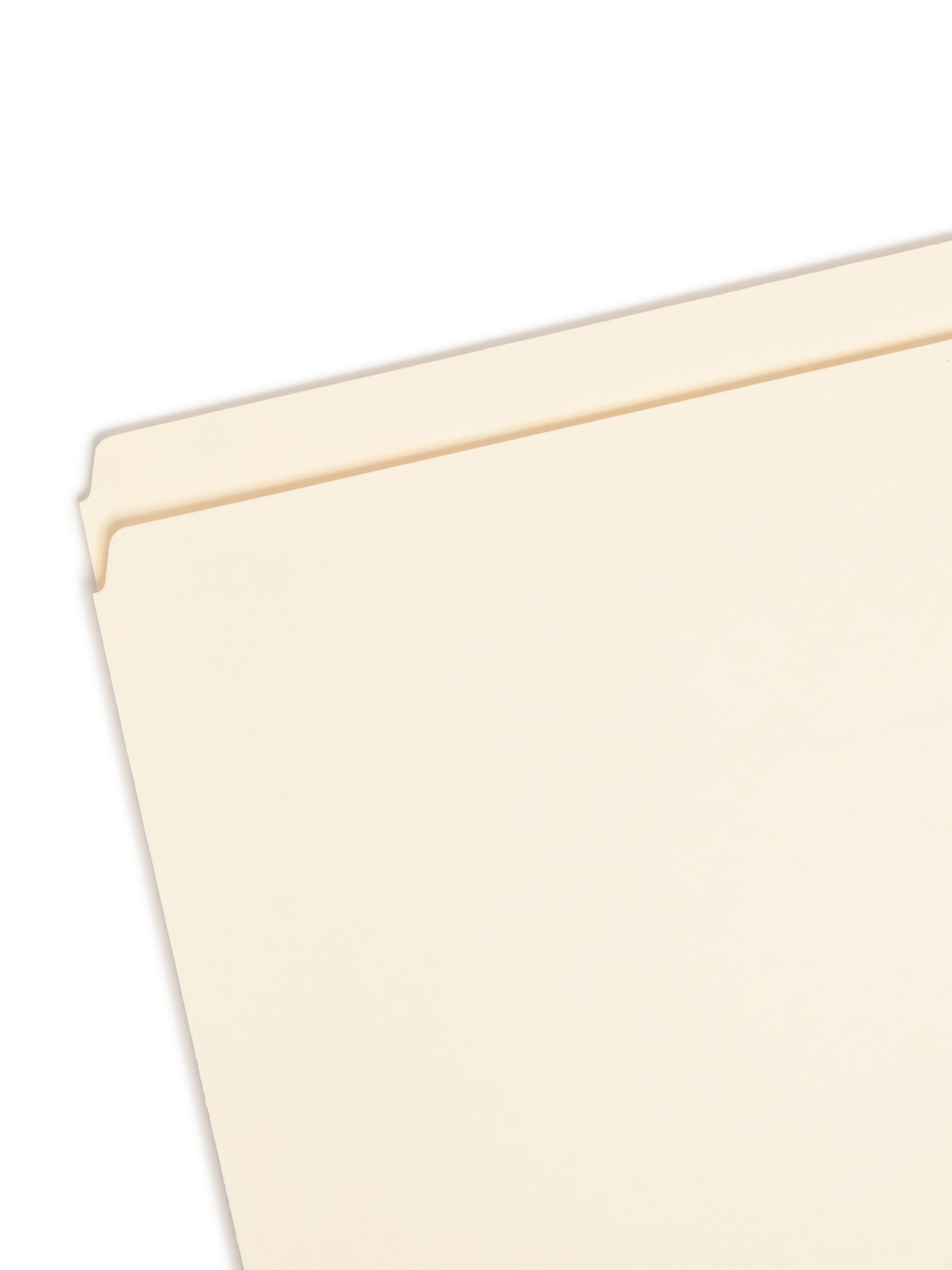 Standard File Folders, Straight-Cut Tab, Manila Color, Letter Size, Set of 100, 086486103008